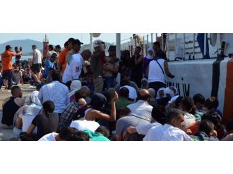 Ayvalık’ta 252 Suriyeli Kaçak Göçmen Yakalandı