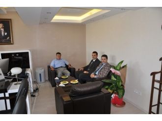 Kaymakam Ada, Köprüköy Kaymakamı Bilici’yi Ziyaret Etti