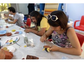 Belediyeden Engellilere Plastik Sanat Kursu