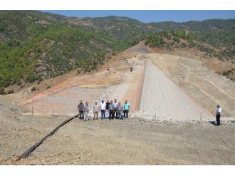 Özgür, Gökçeler Barajı İkmal İnşaatını İnceledi