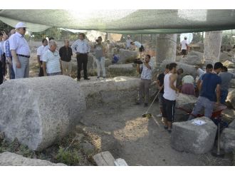 Başkan Kocamaz Arkeolojik Kazı Alanlarını İnceledi