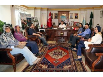 Doktor Köylü Ve Beraberindeki Heyetten Başkan Yazgı’ya Ziyaret