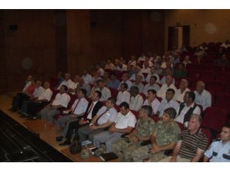 Muhtarlara Yangına İlk Müdahale Anlatıldı