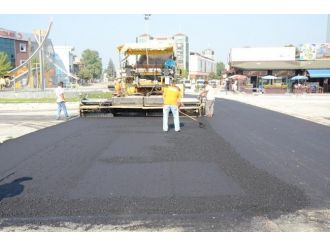 Hastane Caddesine Bazalt Asfalt