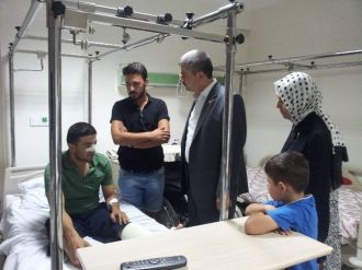 Milletvekili Dursun, Yaralı Uzman Çavuş Ünal’ı Ziyaret Etti