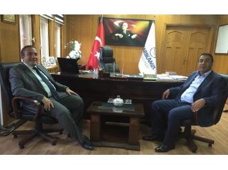 Kaymakam Karaman Başkan Toksoy’u Makamında Ziyaret Etti