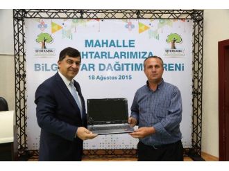 Şehitkamil’den Muhtarlara Bilgisayar Desteği