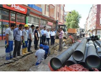 Halep Caddesi’nin İçme Suyu Hatları Yenileniyor