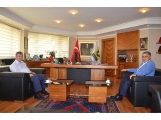 Kaymakam Yaran’dan Başkan Özgüven’e Ziyaret