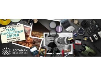 Adıyaman Belediyesi’nden ‘Fotoğrafçılık’ Eğitimi