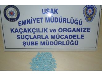 Uşak’ta Uyuşturucu Hap Operasyonu