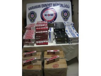 Karaman’da Kaçak Sigara Operasyonu