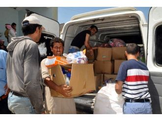 Şanlıurfa’da Mültecilere Gıda Yardımı