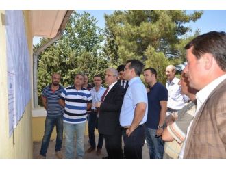 Kahramanmaraş Valisi Güvençer, Türkoğlu’nda İncelemelerde Bulundu