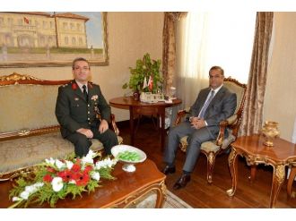 Garnizon Komutanı Kaya’dan Vali Muammer Türker’e Ziyaret