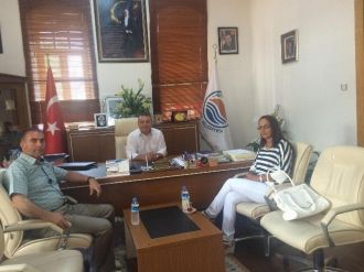 Burhaniye Sgk Müdiresi Canan Aldağ’dan Uslu’ya İade-i Ziyaret