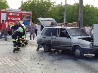 Otomobil Kaynak Yapılırken Yandı