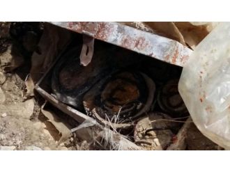 Sivas’ta Toprağa Gömülü Bomba Bulundu