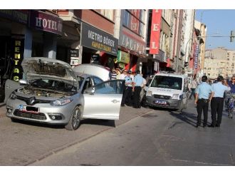 Şüpheli Otomobil Polisi Alarma Geçirdi