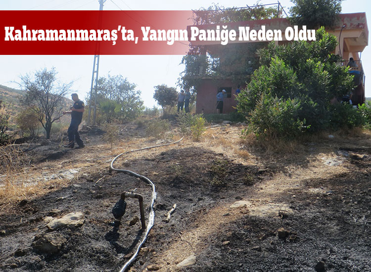 Kahramanmaraş’ta, Yangın Paniğe Neden Oldu