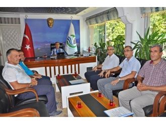 Başkan Özdemir’e, Çevre Şehircilik İl Müdürlüğü’nden Ziyaret