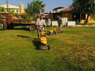 Alaşehir Park Ve Bahçeler Müdürlüğü’nden Yoğun Mesai