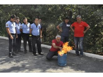 Muğla Büyükşehir İtfaiyesinden Uygulamalı Eğitim