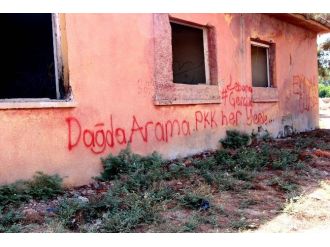 Ceylanpınar’da Duvarlara Slogan Yazan 1 Kişi Tutuklandı