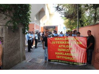 Sarıyer’de İşten Atılan Taşeron İşçiler İmar Müdürlüğü’nü İşgal Etti