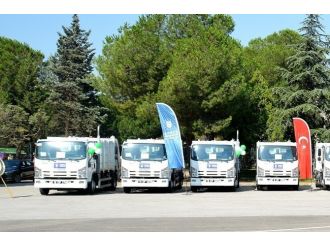 Büyükşehir’den İlçelere Çöp Kamyonu Desteği