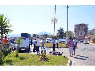Anamur’da Otomobil İle Motosiklet Çarpıştı: 1 Yaralı