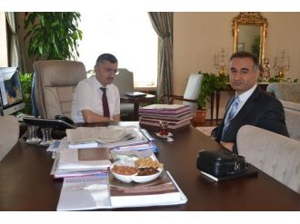 Sarıgöl’ün Yeni Kaymakamı Işık’tan Vali Bektaş’a Ziyaret