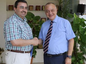 Başkan Ergün, Kırkağaç Belediye Başkanı Gedüz’ü Ağırladı