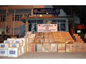 Osmaniye Emniyeti Kaçak Sigaraya Geçit Vermiyor