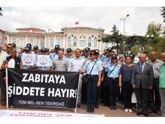 Tekirdağ’da Zabıta Ekiplerine Yapılan Saldırılar Kınandı