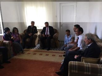 Kılıç’tan Şehit Ailesine Başsağlığı Ziyareti