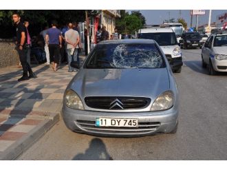 Bozüyük’te Otomobil Yayaya Çarptı, 1 Yaralı