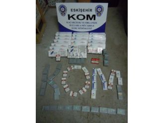 Çuval İçinde Yüzlerce Kaçak Sigara