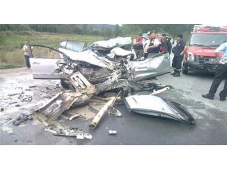 Silivri’de Trafik Kazası: 1 Ölü, 1yaralı