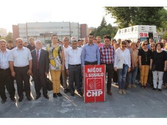 Niğde Chp İl Teşkilatı Şehitlerini Unutmadı