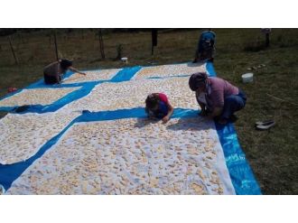 Ev Hanımlarının Tarhana Hazırlığı