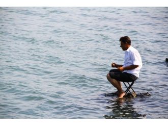 Vatandaşların Hafta Sonu Balık Tutma Keyfi