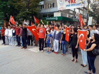 Kütahya’da Teröre Tepki Yürüyüşü
