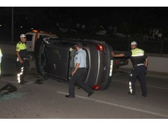 Samsun’da Otomobil Takla Attı: 4 Yaralı