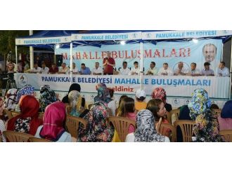 Başkan Gürlesin Kurtluca Mahallesi’nde Halkla Buluştu