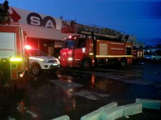 Edremit’te Market Yangını