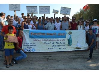 Datça’da Sahile İzmarit Atanlara İlginç Mesaj