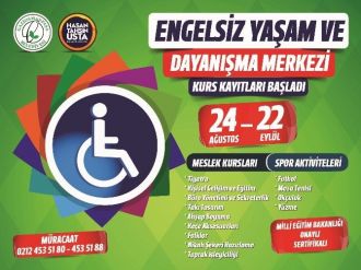 Engelsiz Yaşam Ve Dayanışma Merkezi Kurs Kayıtları Başladı