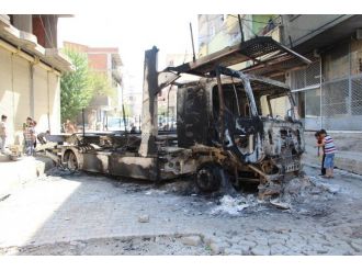 Silopi’de Kaçırılan Tır Küle Dönmüş Halde Bulundu