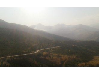 Çukurca’da Orman Yangını